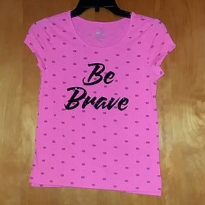 Girl's Justice Size 12 Be Brave T-shirt